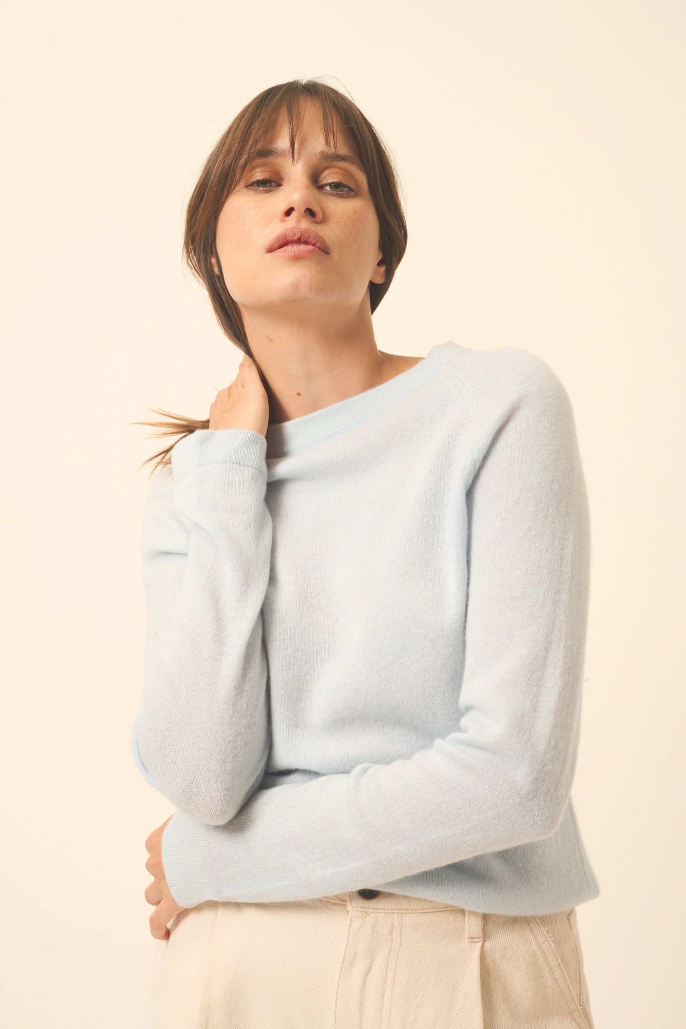 JANE round-neck sweater frosted