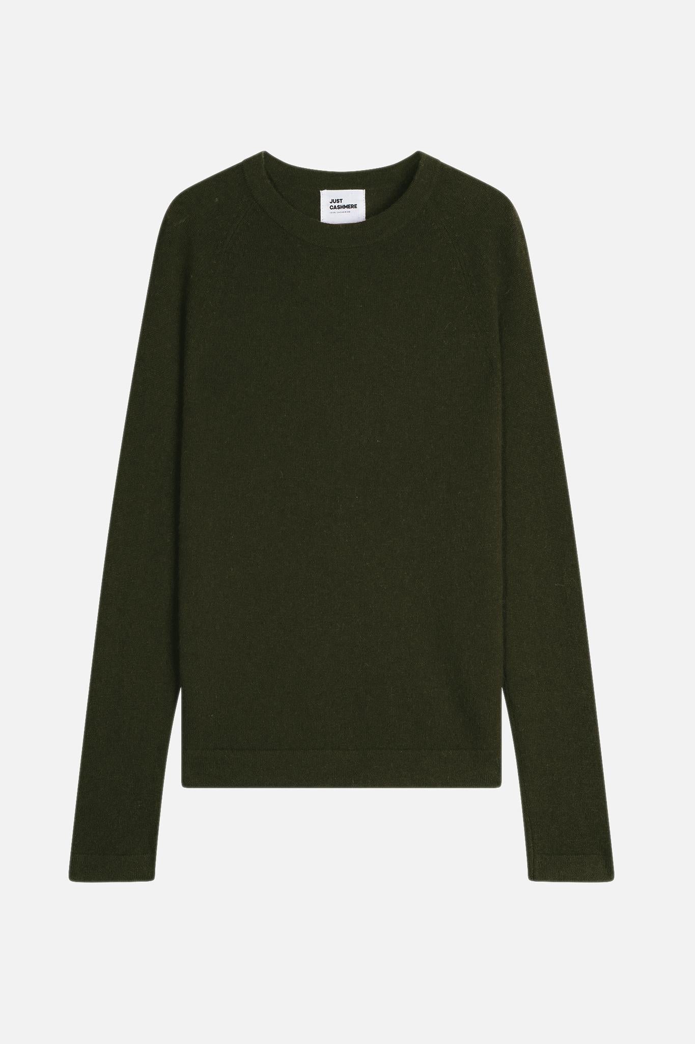 JANE pull col rond kaki