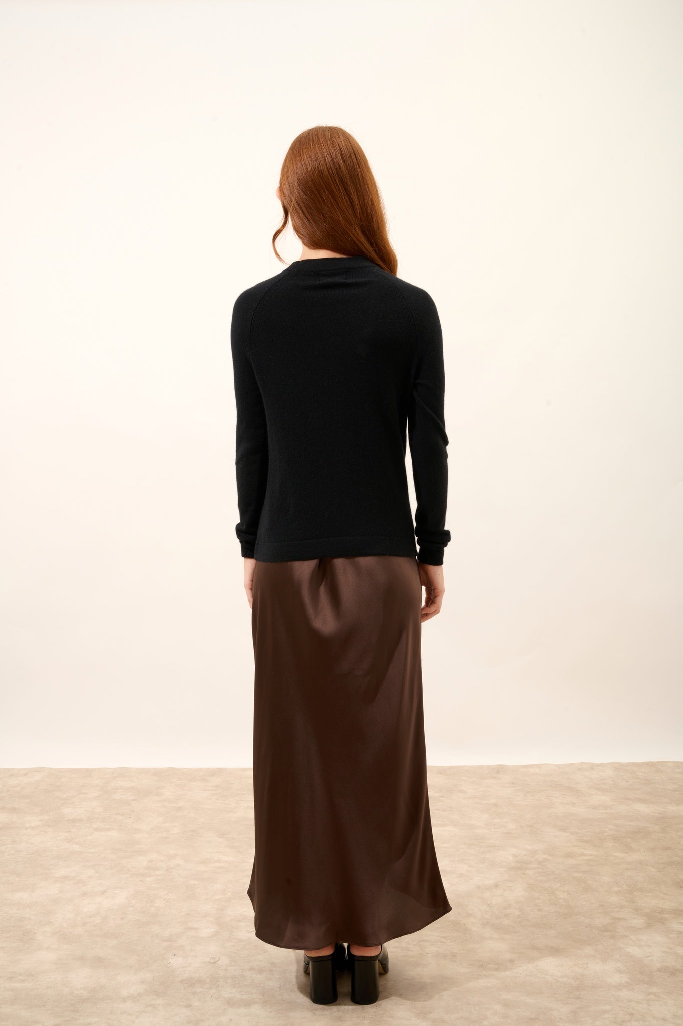 JANE pull col rond noir