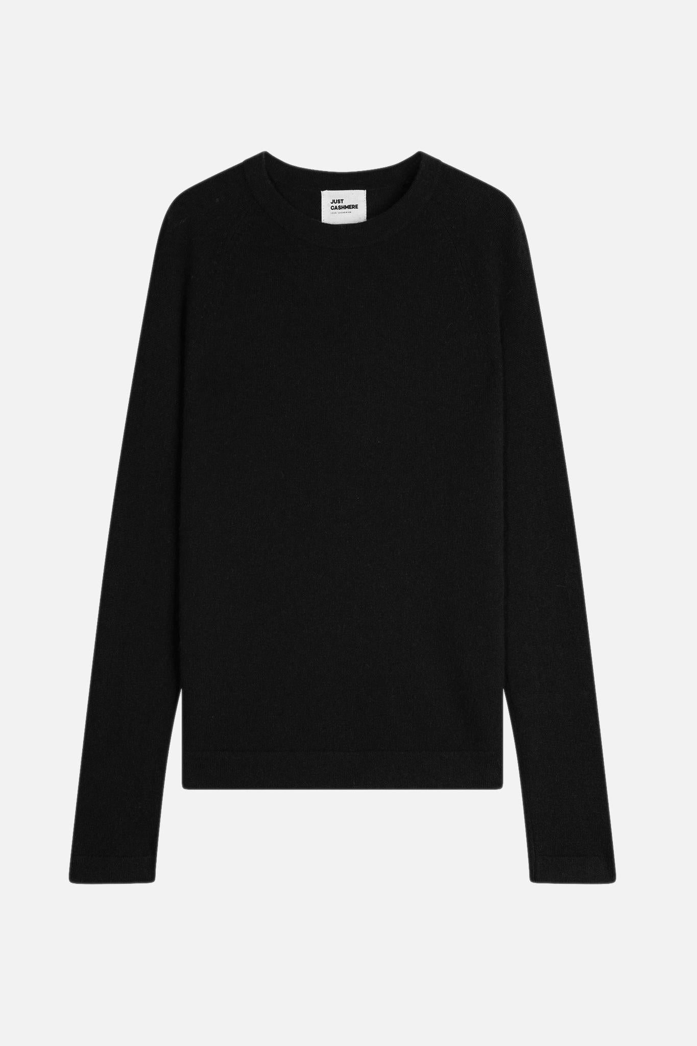 JANE pull col rond noir