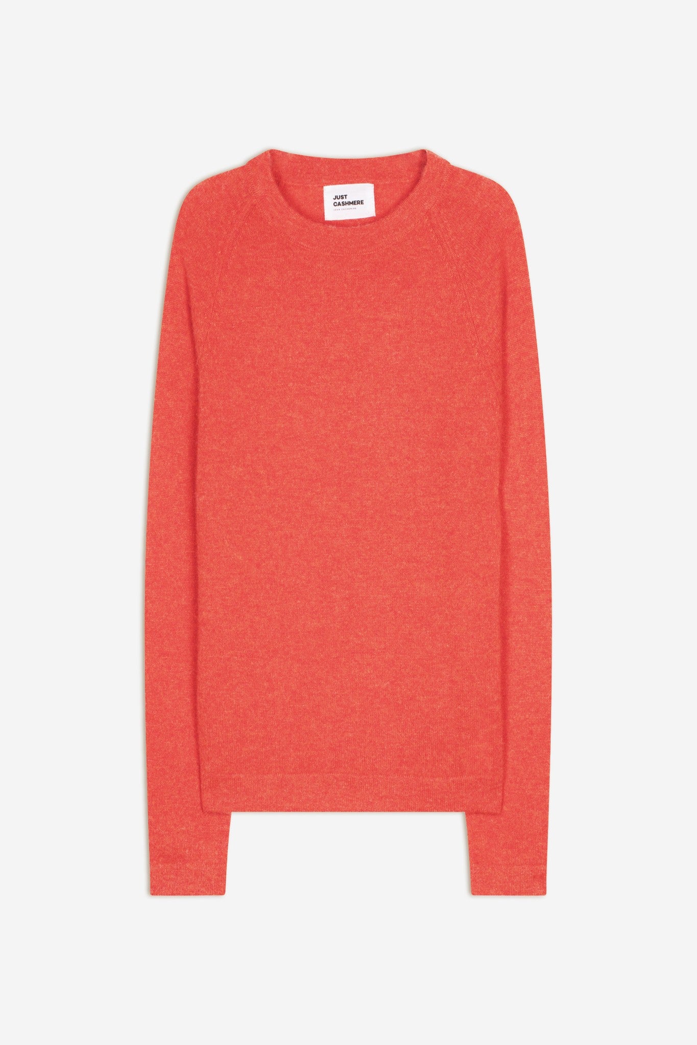 jane pull col rond orange chiné