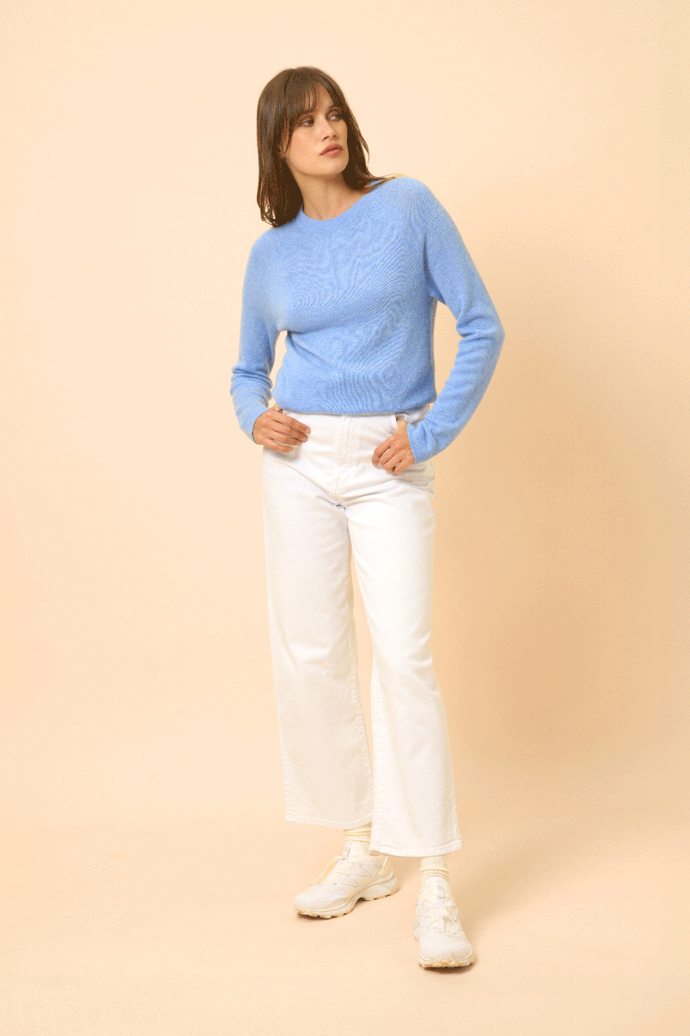 JANE pull col rond sky