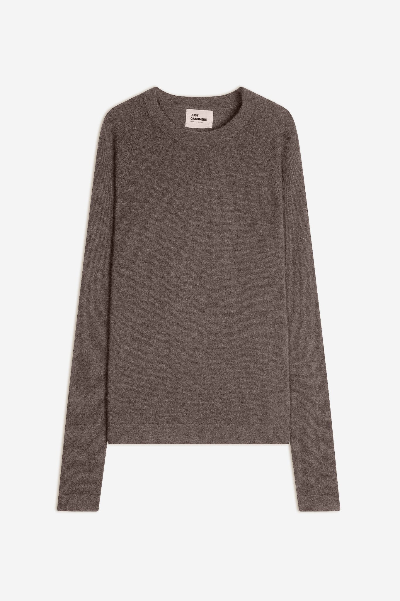 jane pull col rond taupe chiné