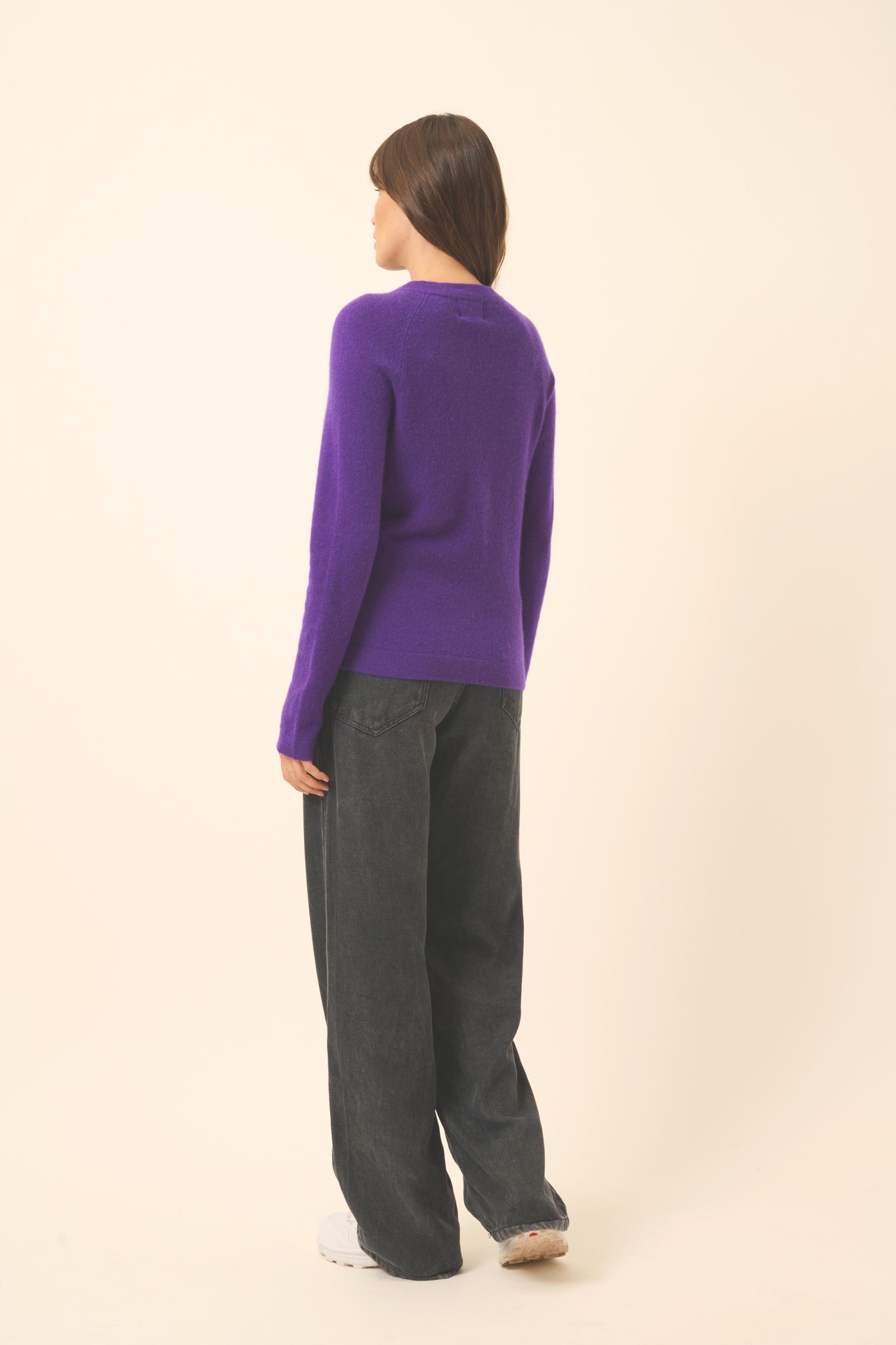 JANE violet round-neck sweater