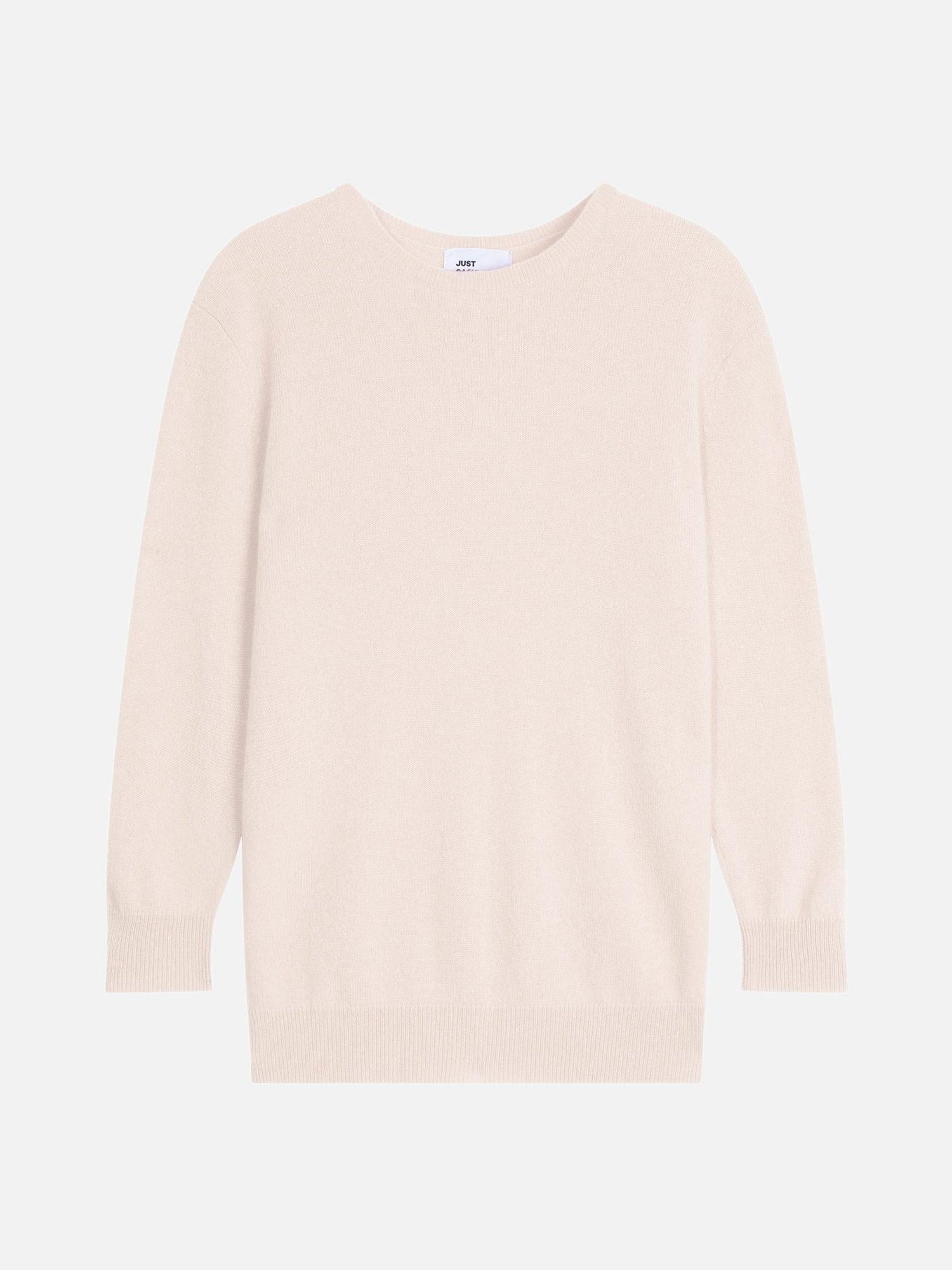 JANICE ivory round-neck sweater