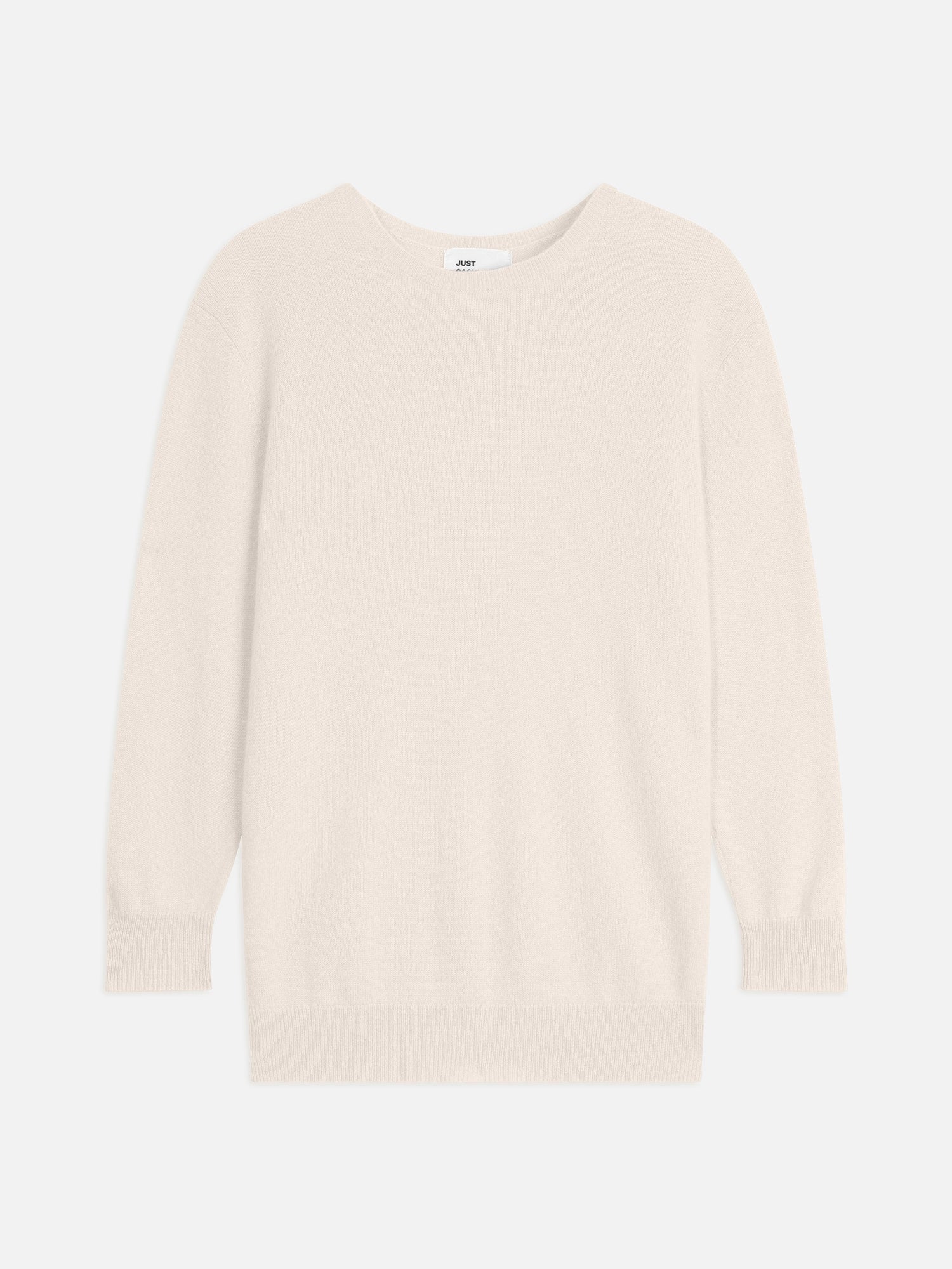 JANICE ivory round-neck sweater