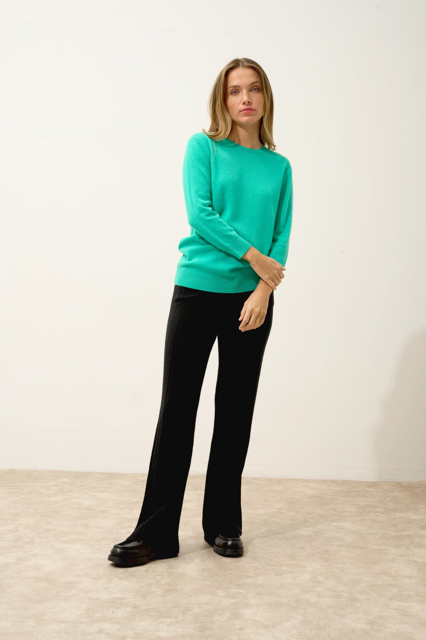 JANICE round-neck jungle sweater