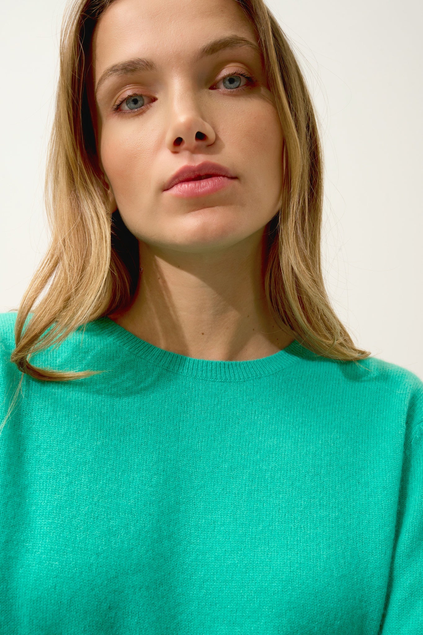 JANICE round-neck jungle sweater