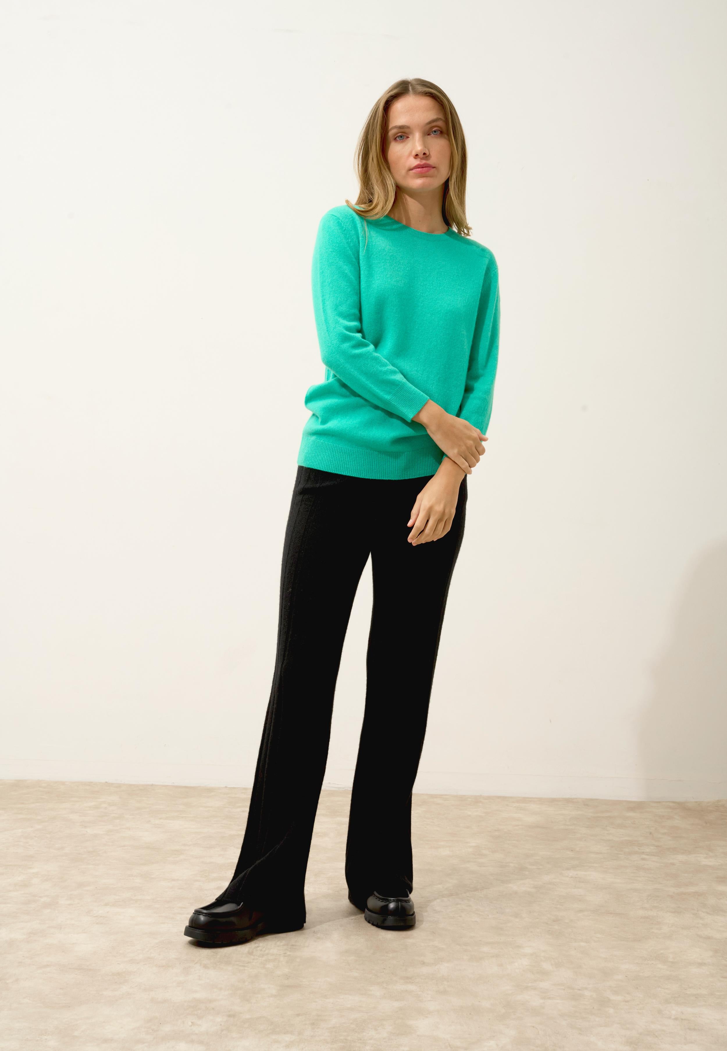 JANICE pull col rond jungle
