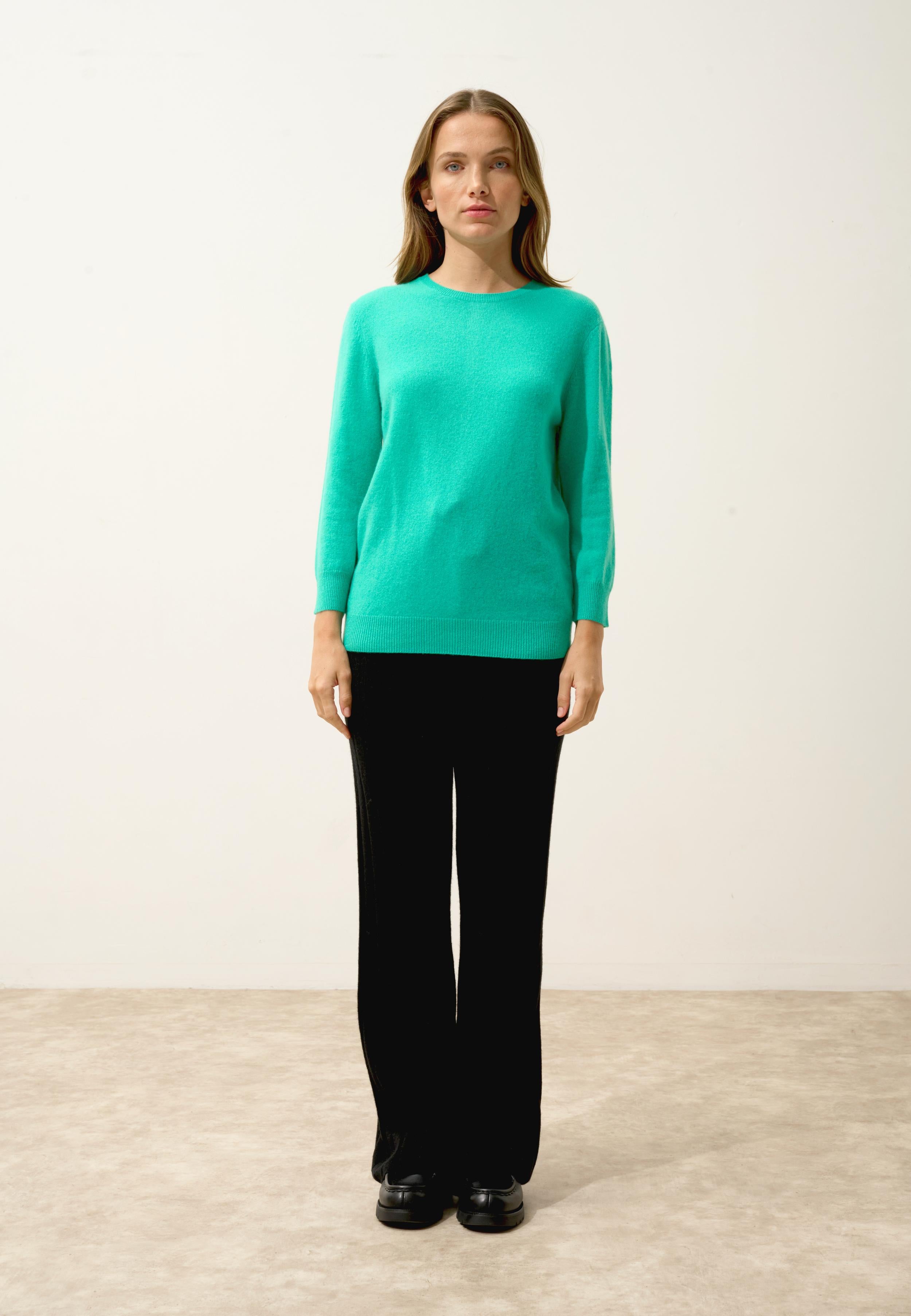 JANICE pull col rond jungle