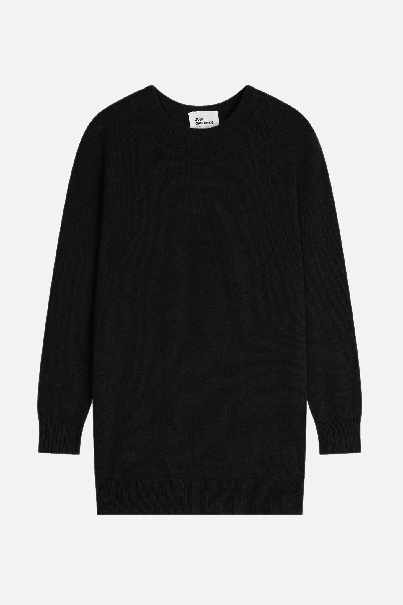 JANICE pull col rond noir