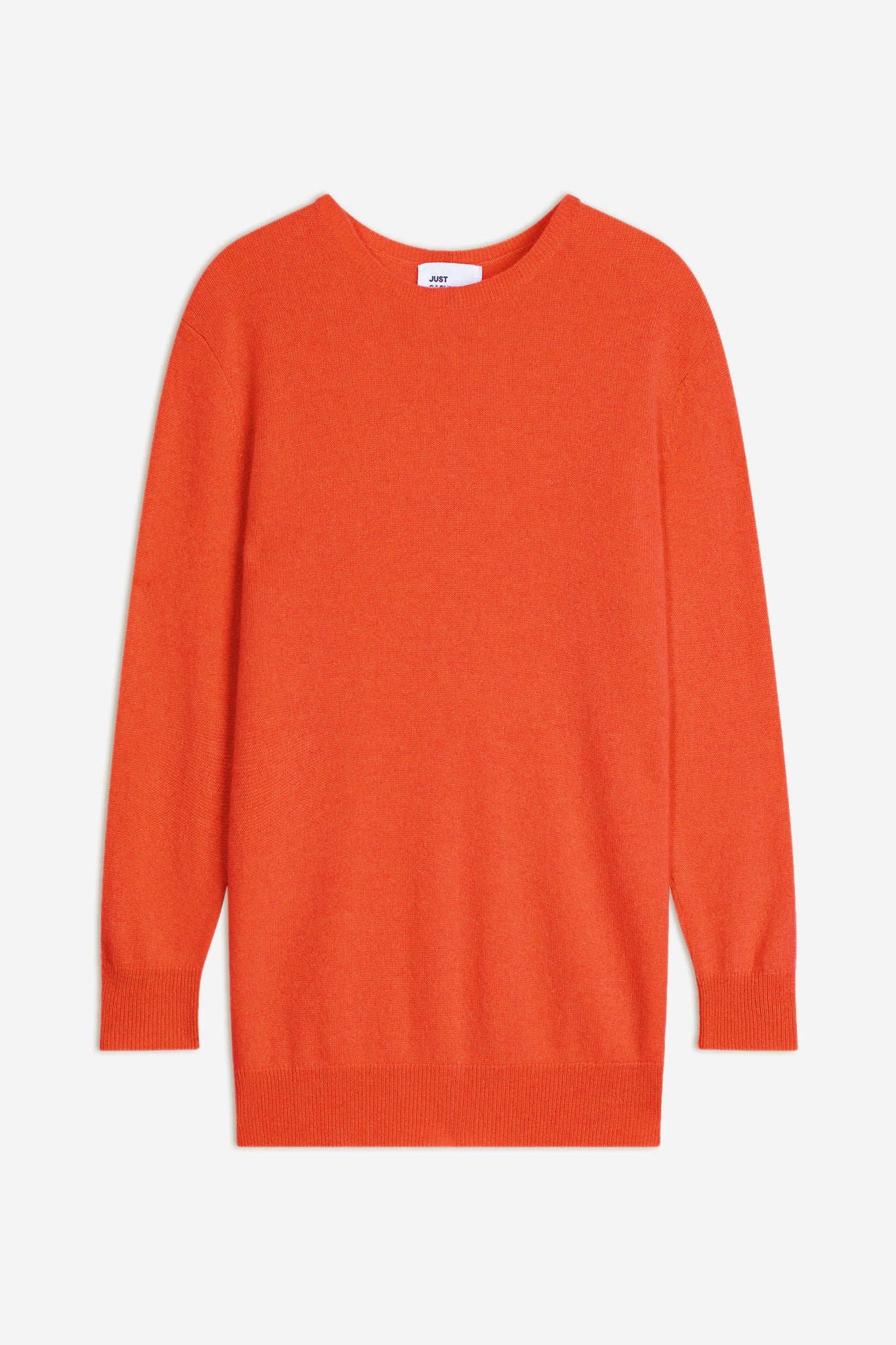janice pull col rond orange