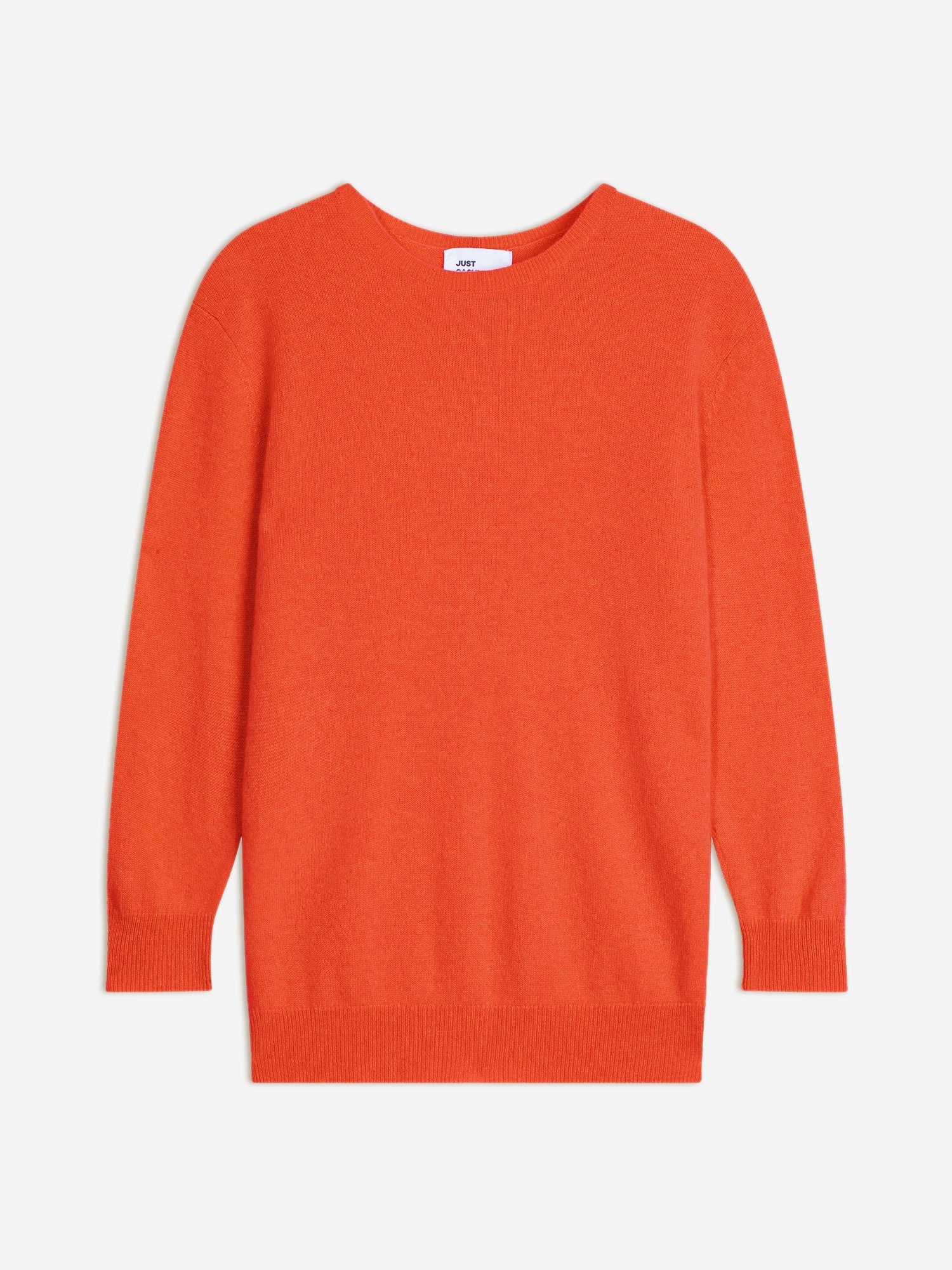 JANICE pull col rond orange