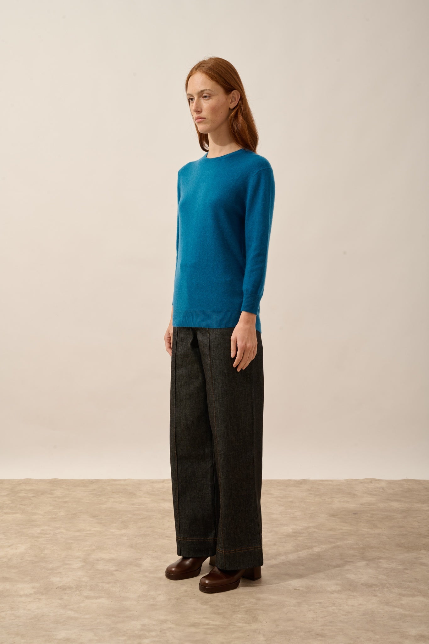 JANICE peacock round neck sweater