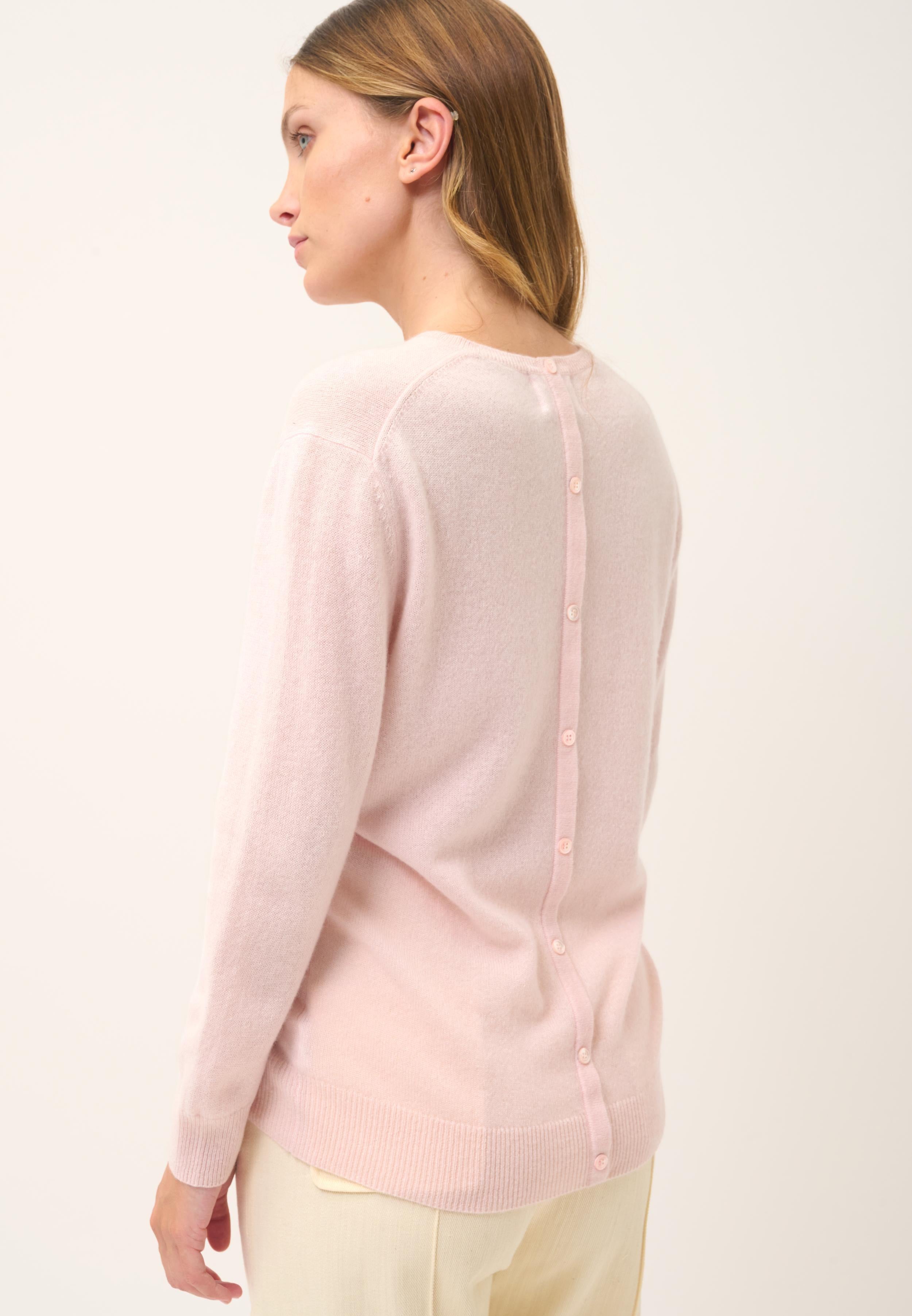 JANICE pull col rond poudre