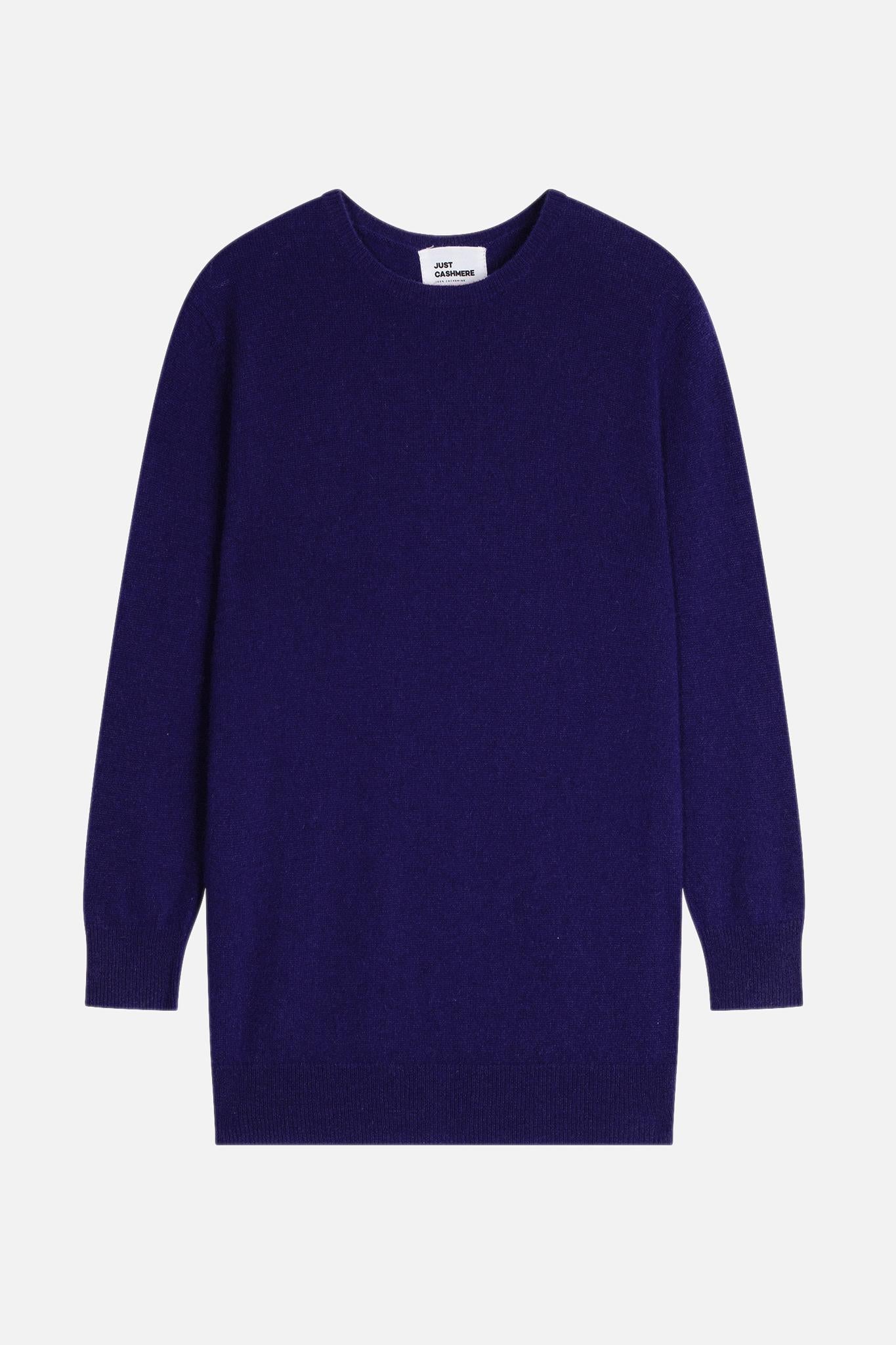 JANICE pull col rond purple