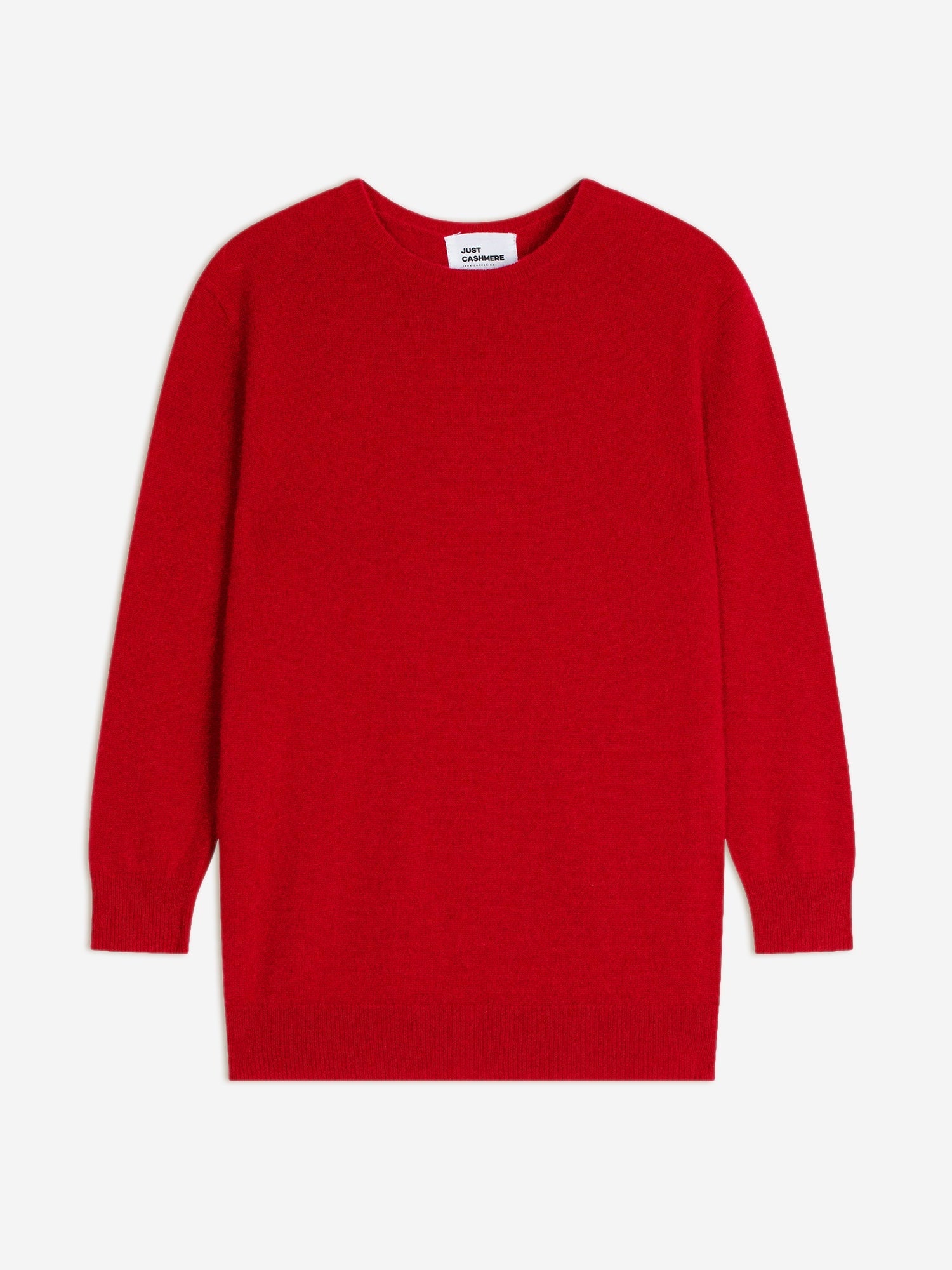 JANICE red round-neck sweater