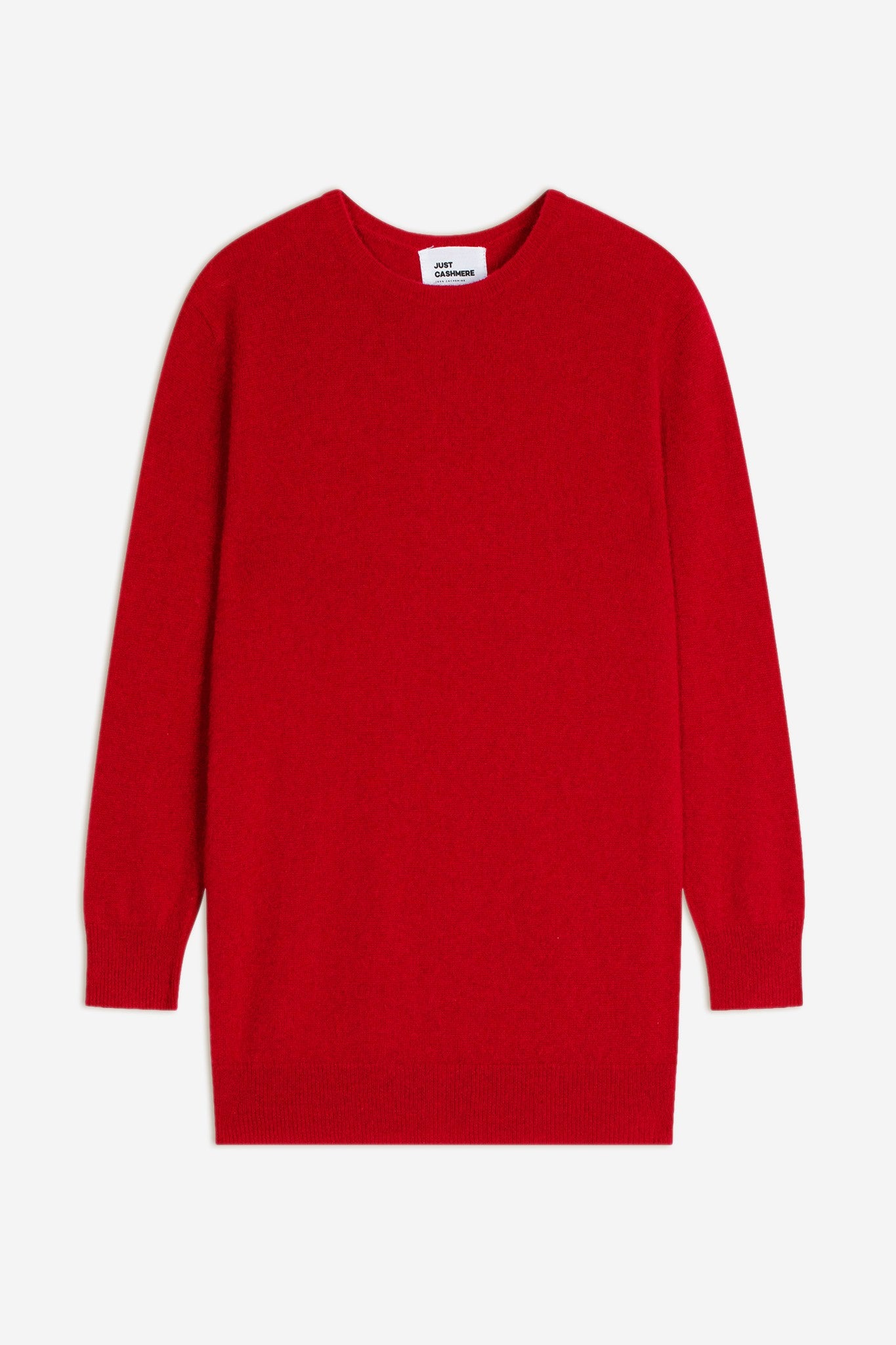 janice pull col rond rouge