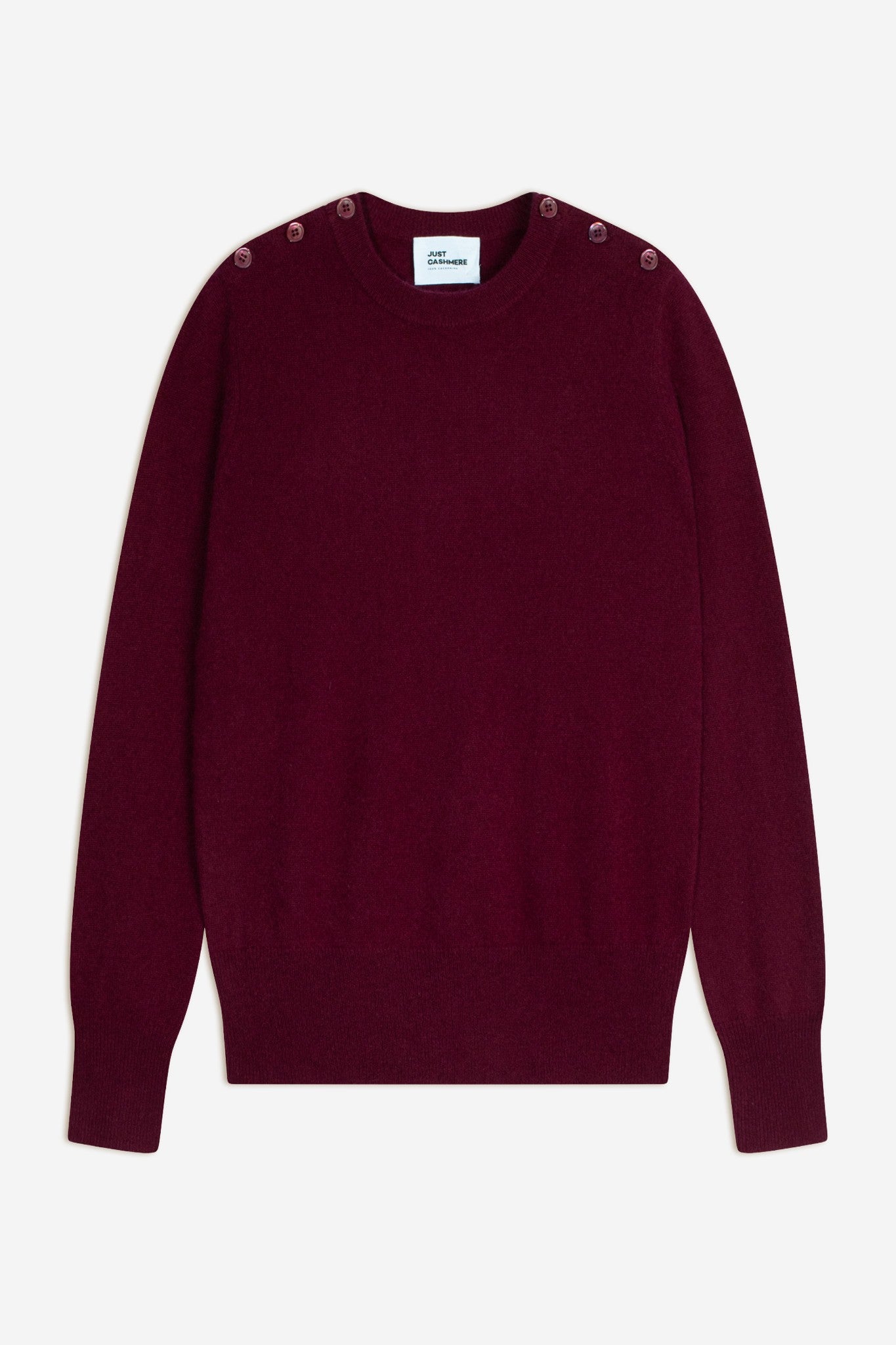 jeanne pull col rond marin bordeaux