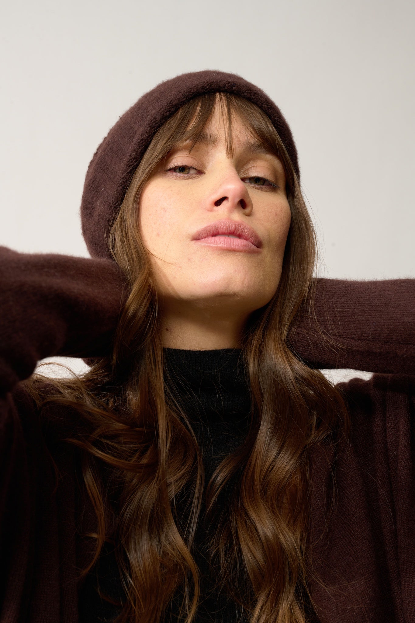 JIN bonnet 6 fils choco