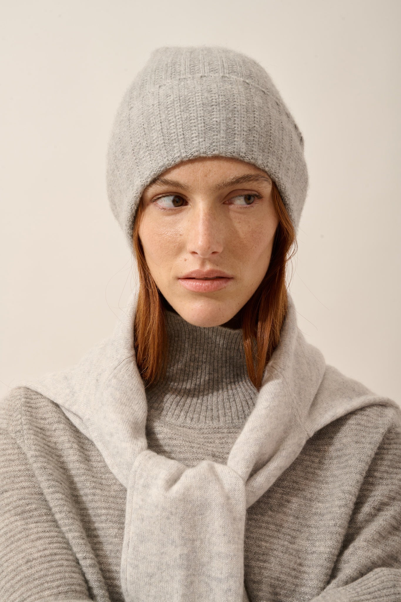 JIN bonnet 6 fils nuage chiné