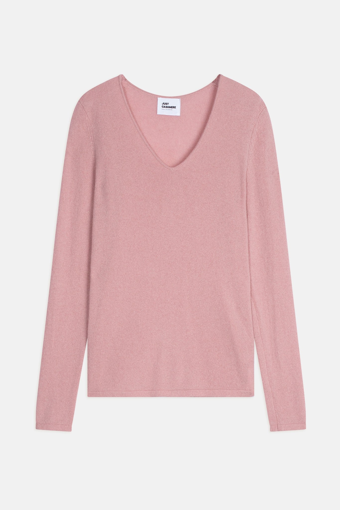 Joan V-neck sweater in rosewood