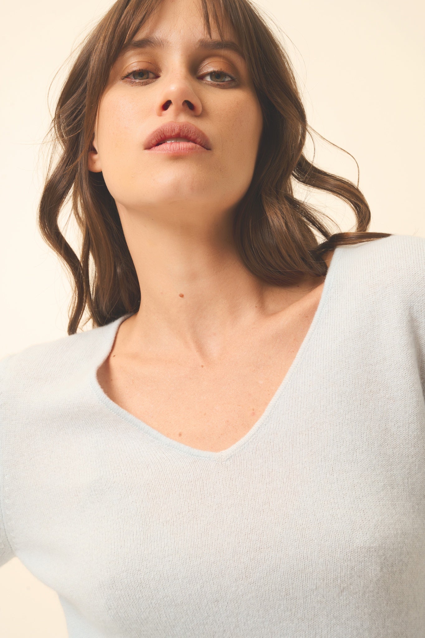 JOAN v-neck sweater frosted