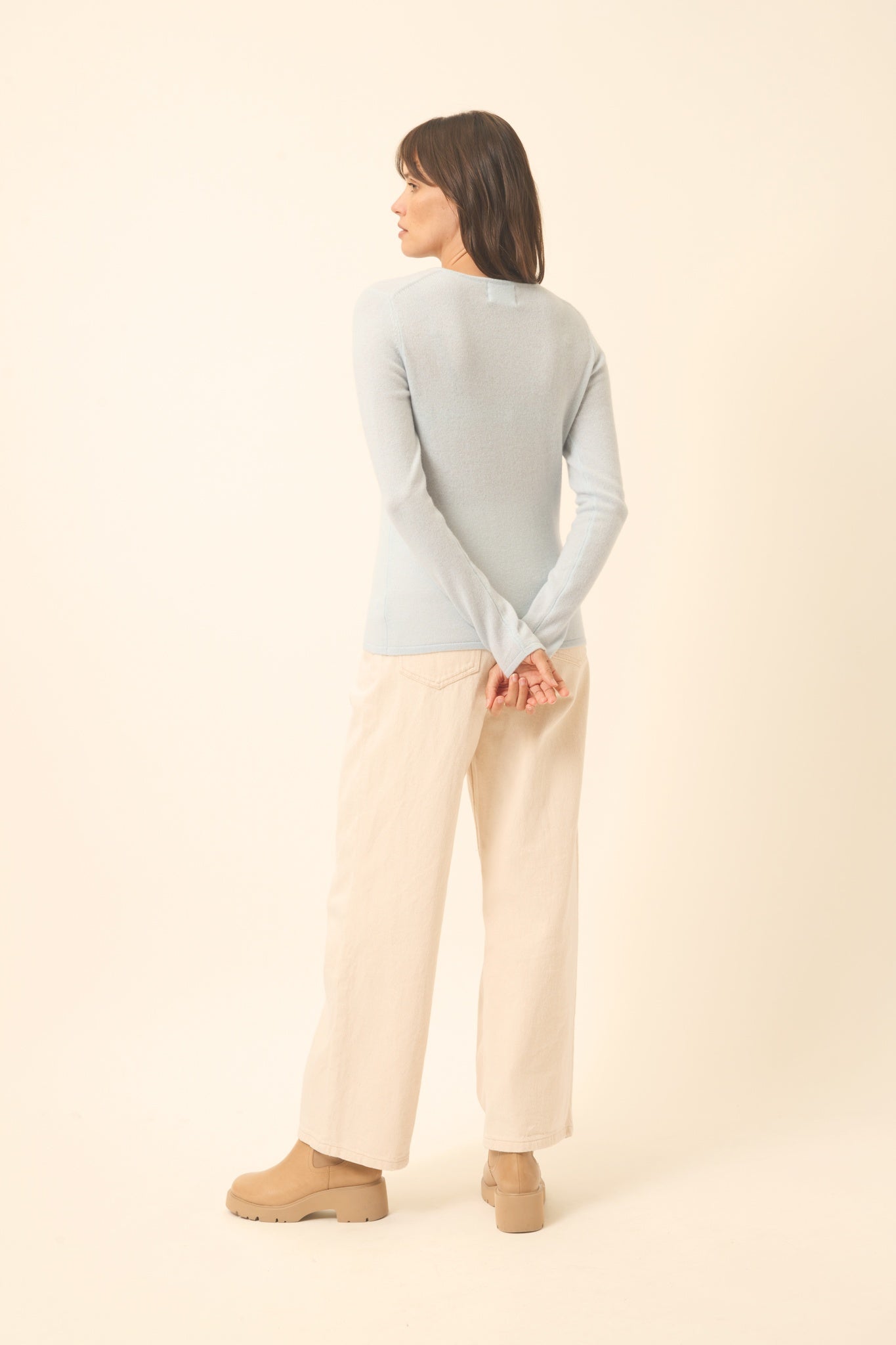 JOAN v-neck sweater frosted