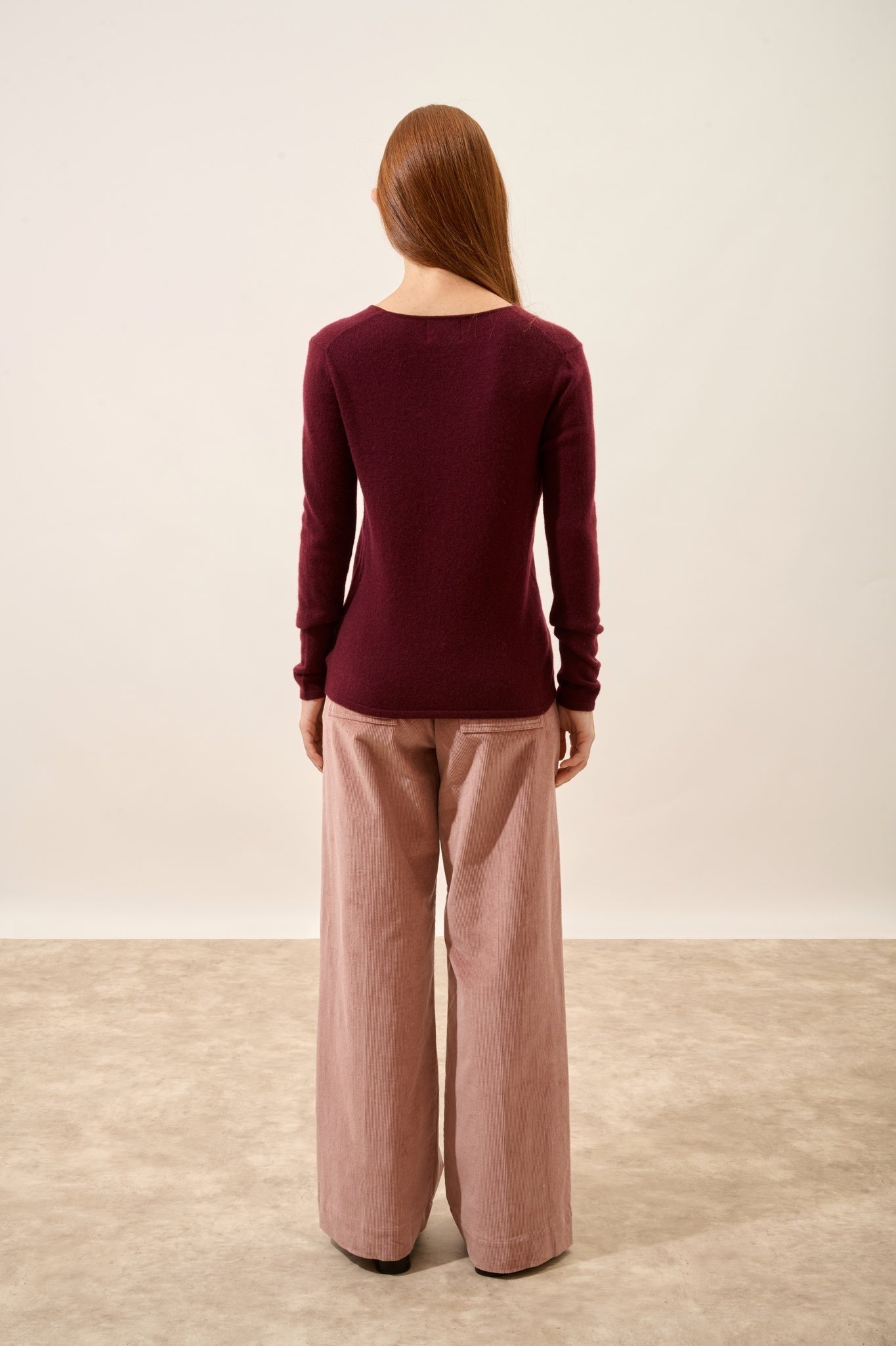 JOAN pull col v mûre