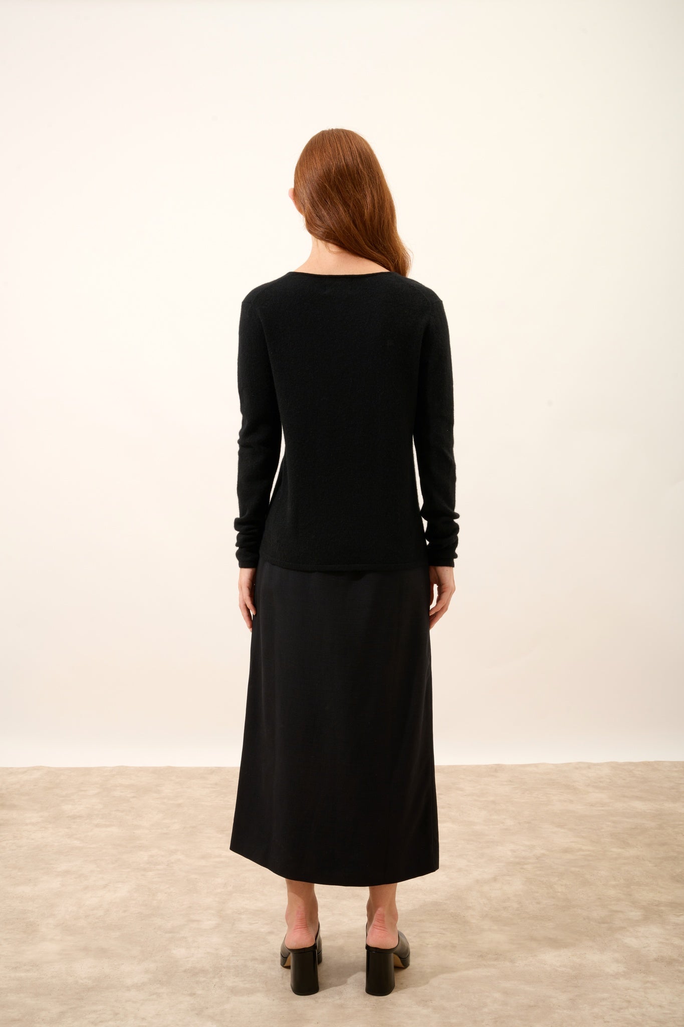 JOAN pull col v noir