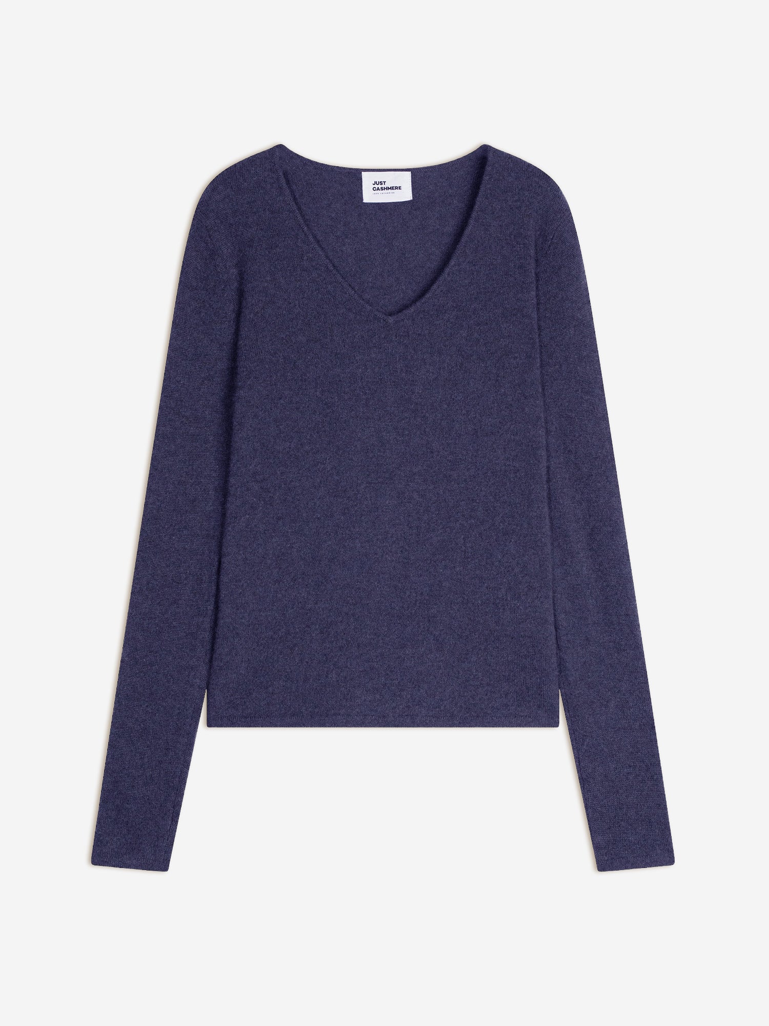 JOAN pull col v violet gris chiné