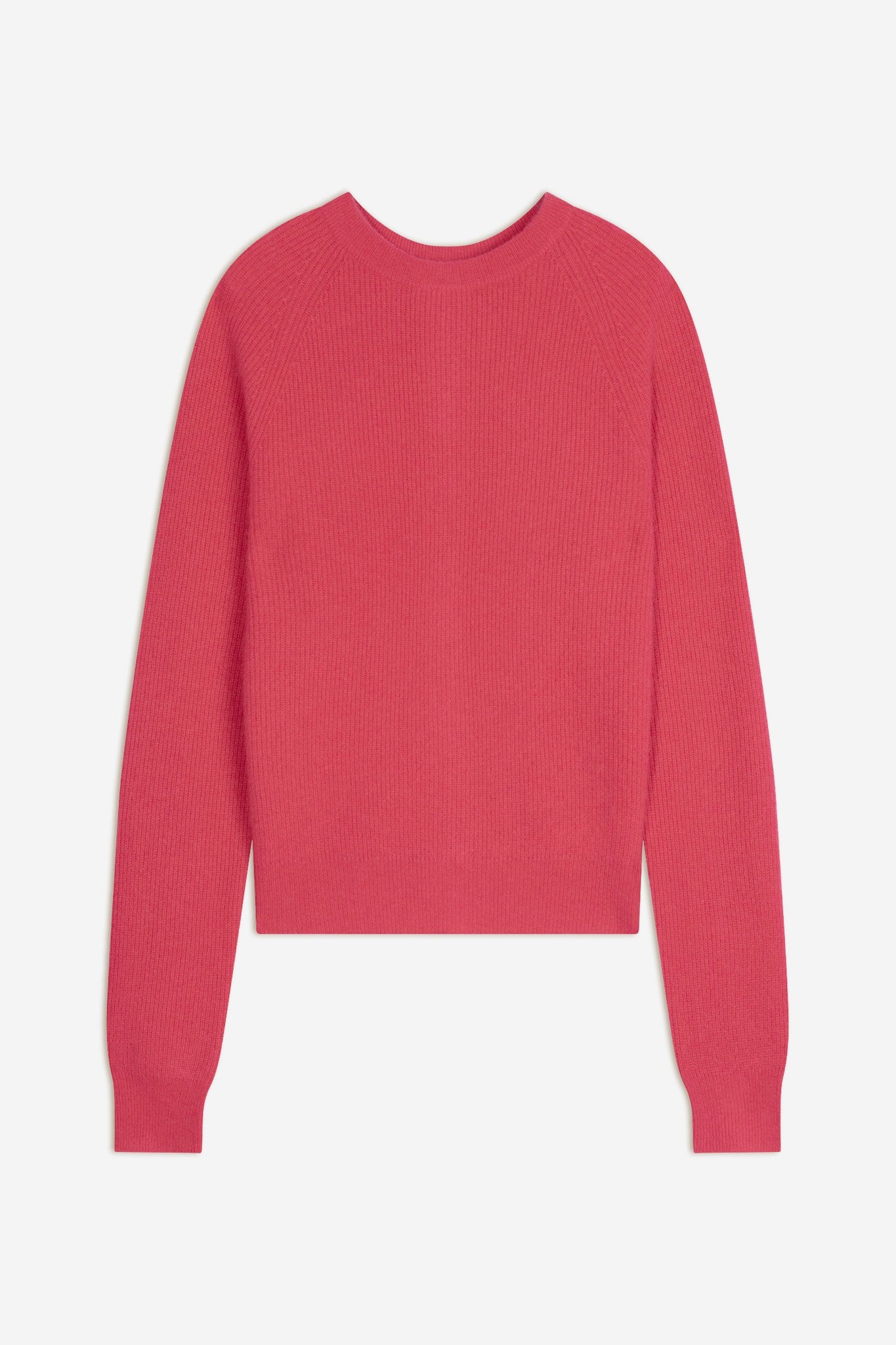 jona pull col rond zippé dos corail