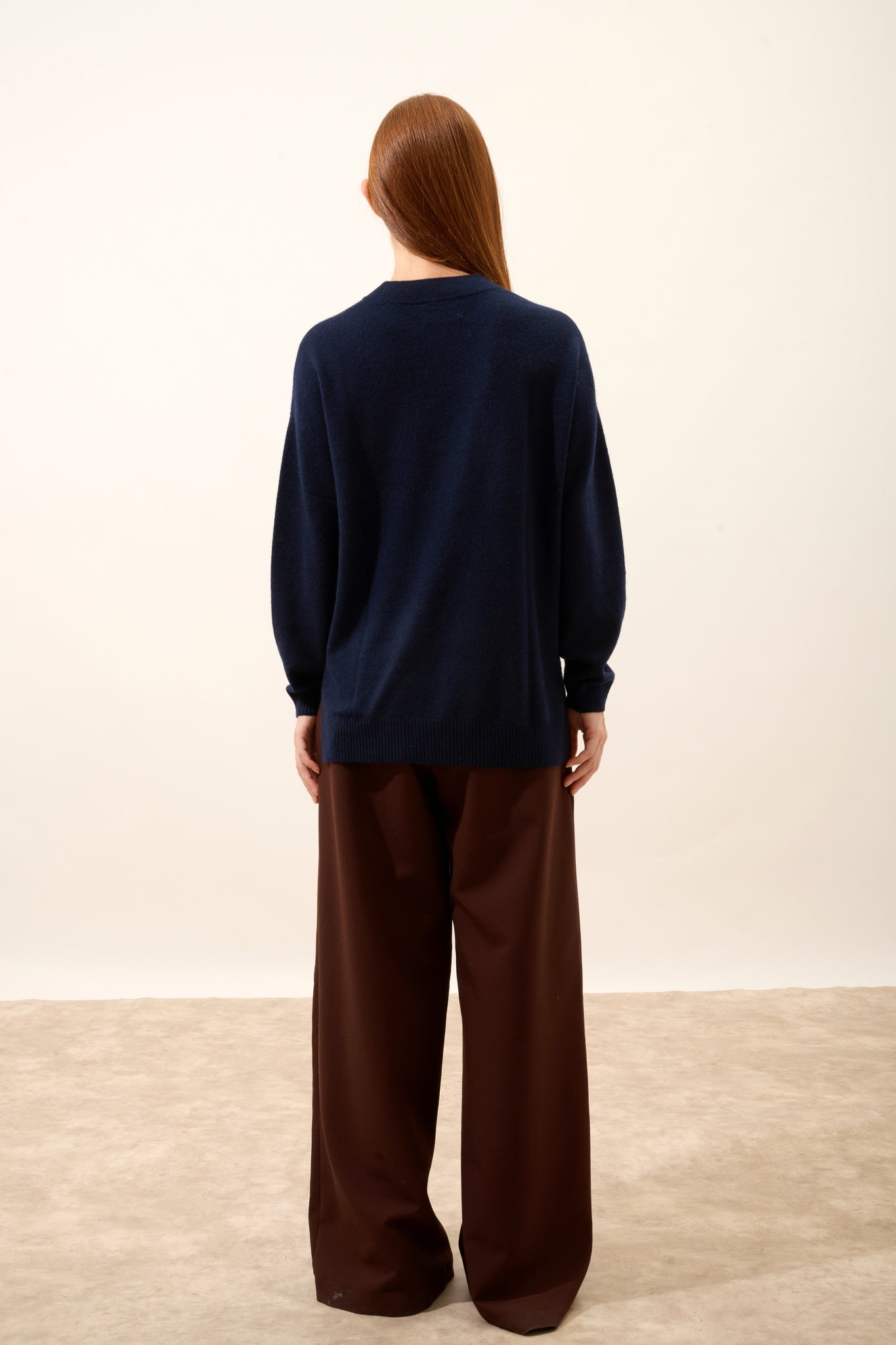 JOSPE round-neck sweater navy