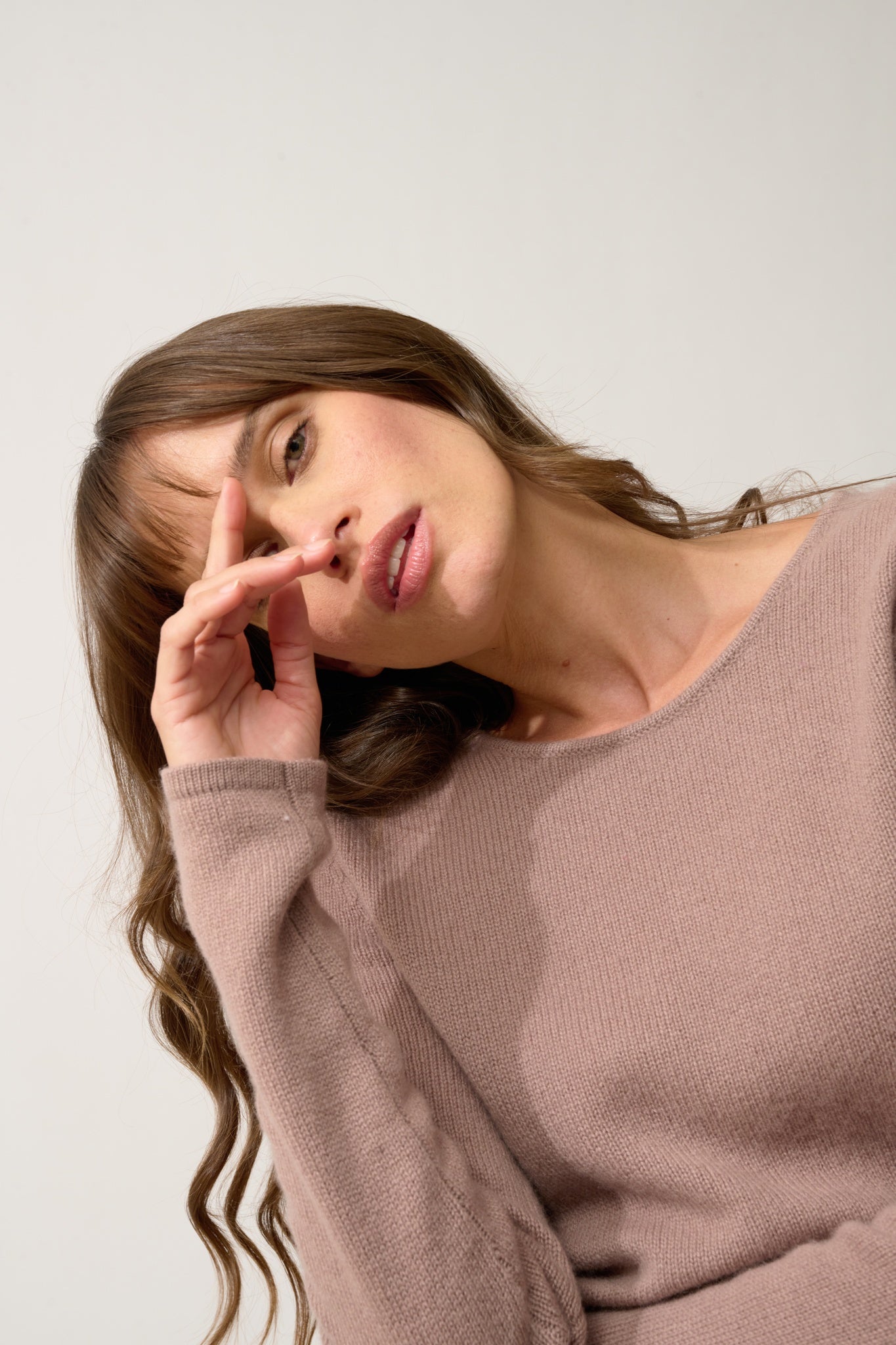 JOYCE pull col rond cuivre