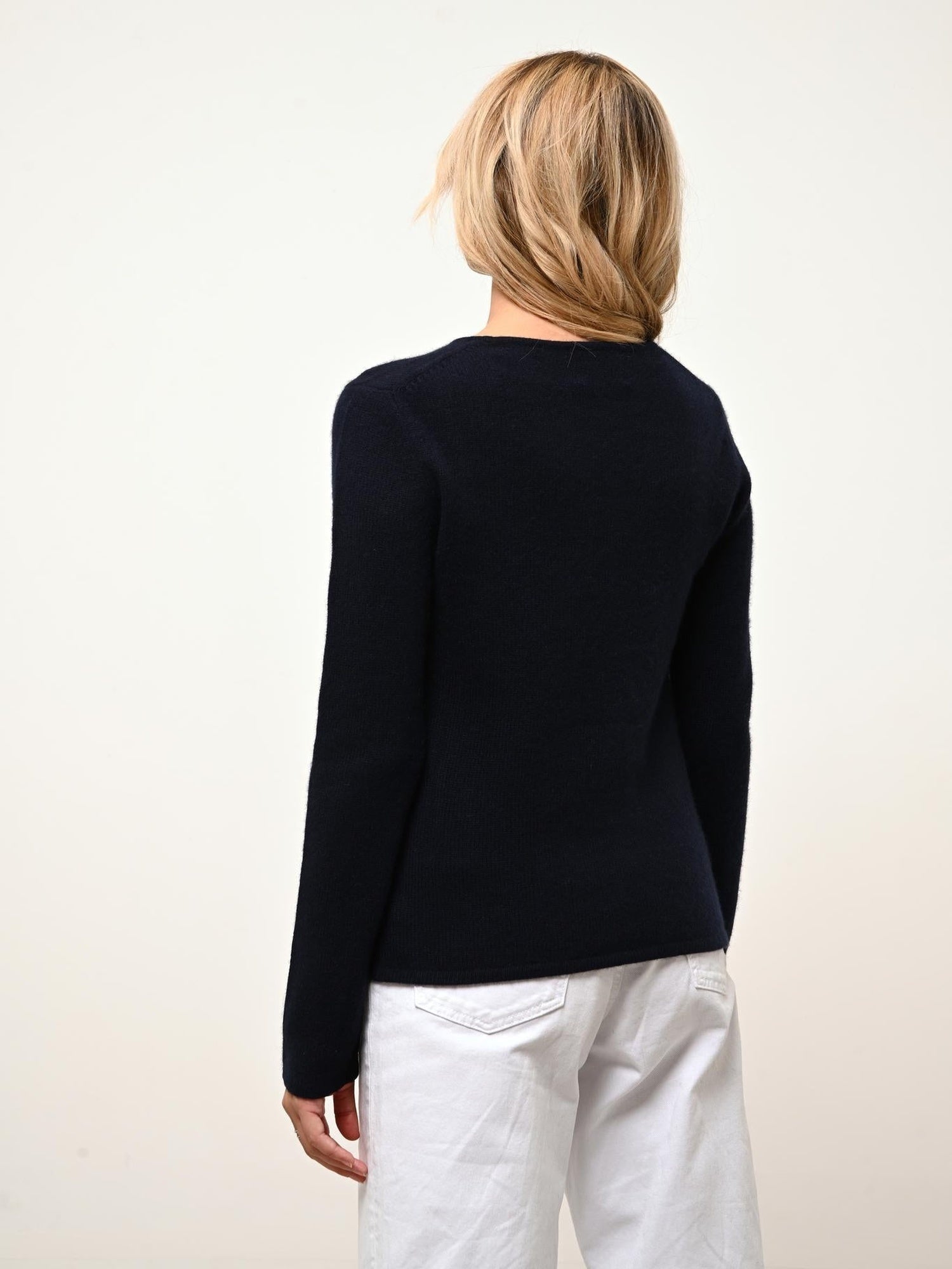 JOYCE pull col rond navy