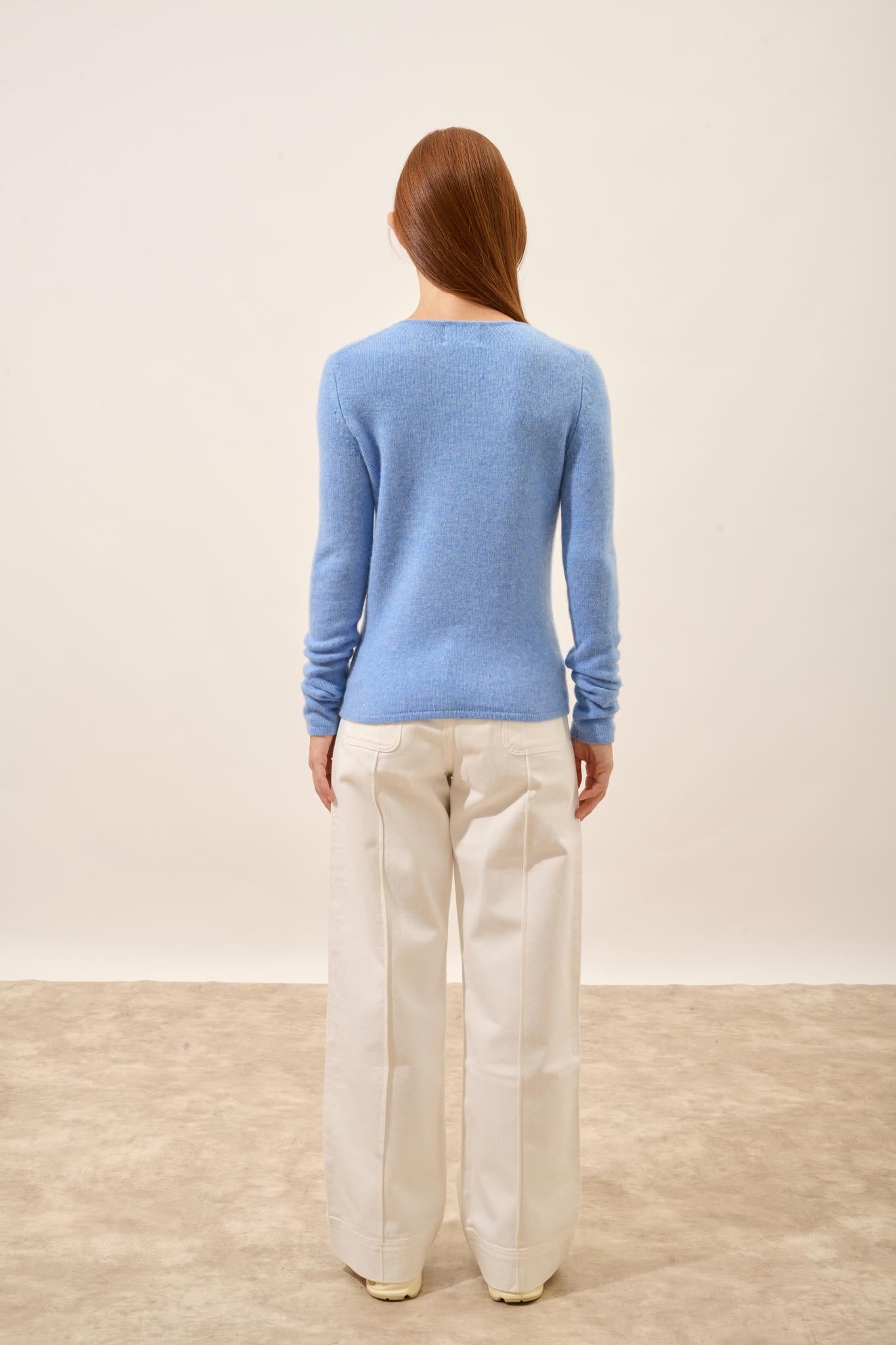 JOYCE round-neck sweater sky