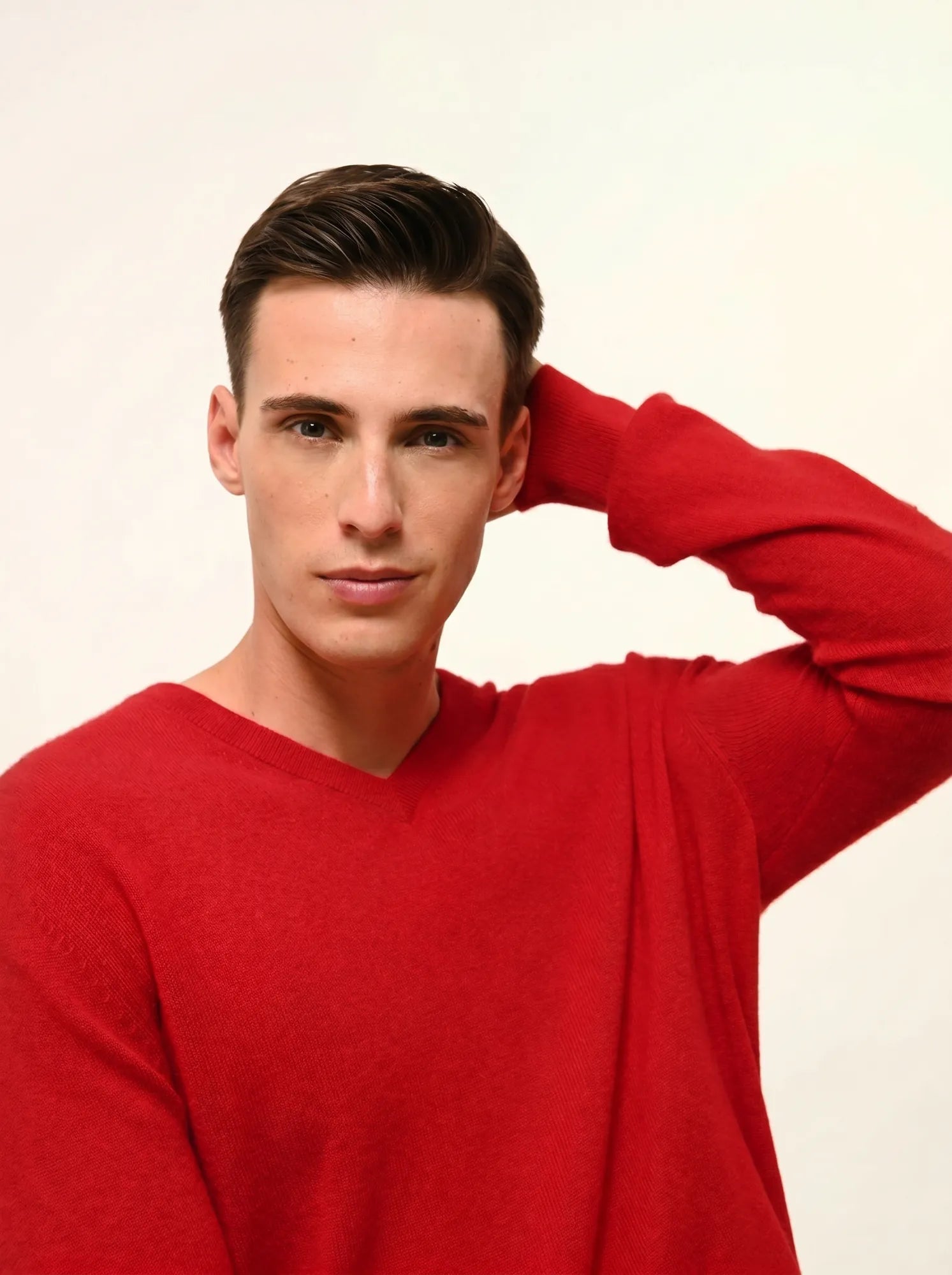 WALT pullover v-ausschnitt rot