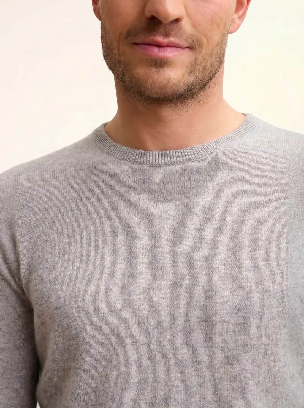 HOWARD pull col rond nuage chiné