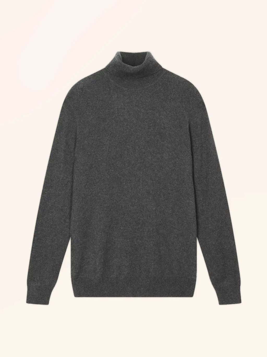 CONNOR pull col roulé anthracite chiné
