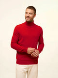 CONNOR pullover rollkragen rot