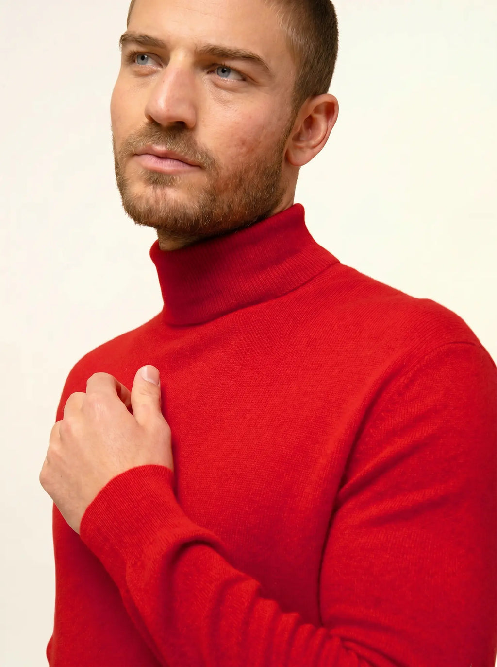 CONNOR pullover rollkragen rot