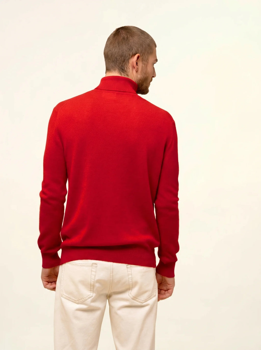 CONNOR pullover rollkragen rot