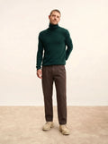 CONNOR pullover rollkragen zypresse