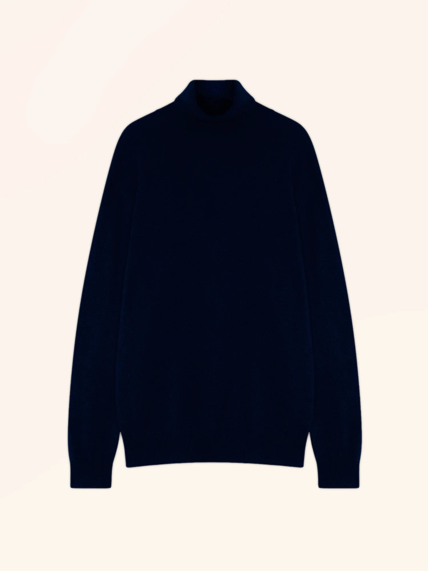 CONNOR pull col roulé bleu marine