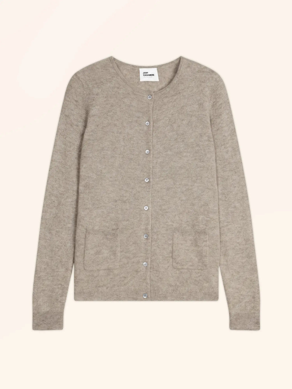 KATHARINE strickjacke rundhalsausschnitt oliv