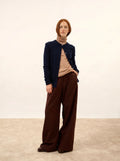 KATHARINE strickjacke rundhalsausschnitt marineblau