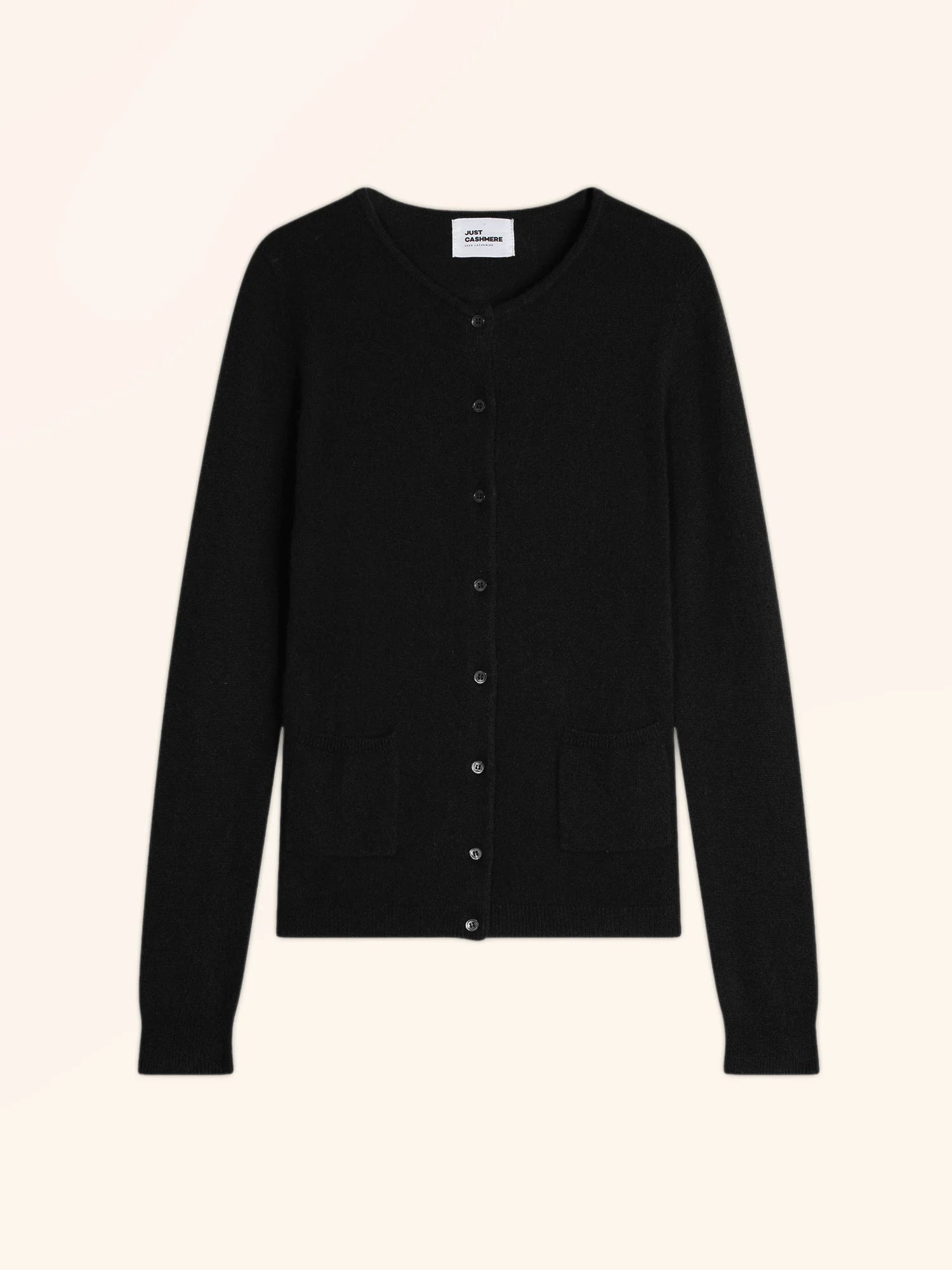 KATHARINE cardigan col rond noir