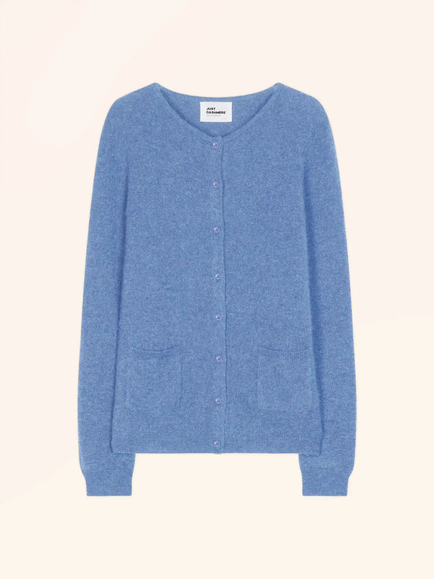 KATHARINE strickjacke rundhalsausschnitt himmelblau