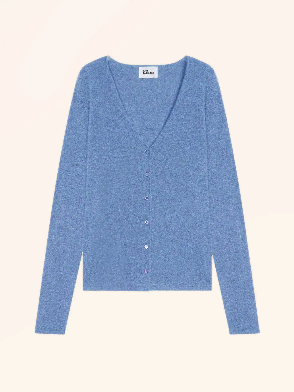 NORMA cardigan col V ciel