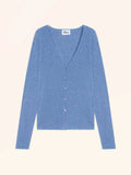 NORMA Cardigan Col V Ciel